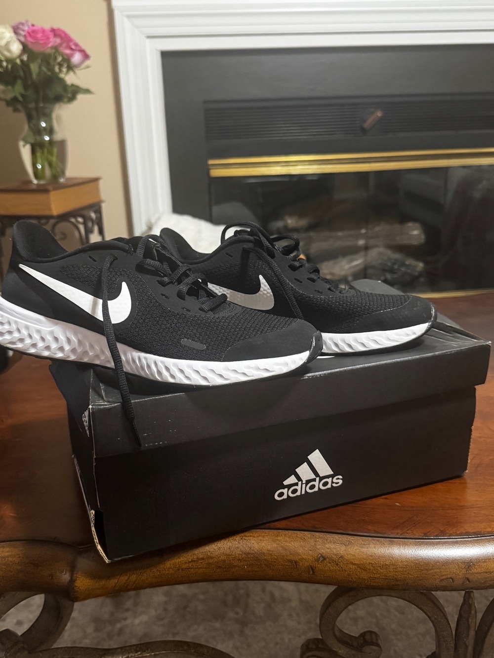Nike Black and White Kids' Sneakers